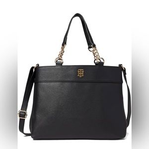 Tommy Hilfiger Camilla II Convertible Satchel (Tommy Navy)